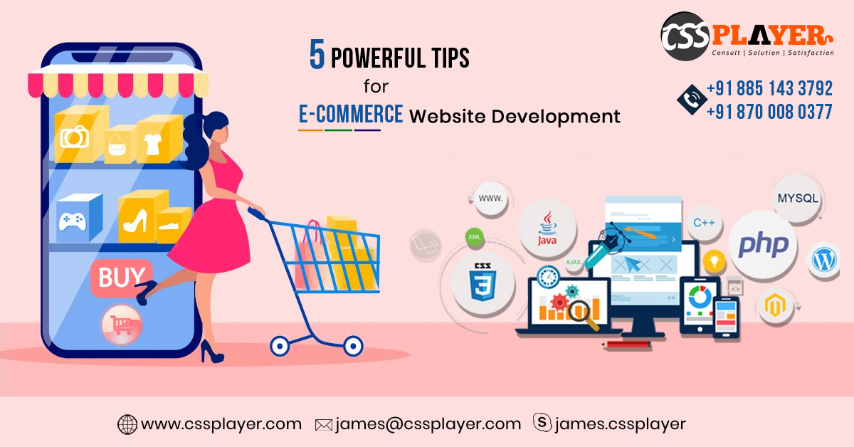 5 Powerful Tips for Ecommerce Website Development
